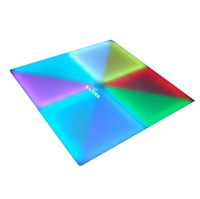Lampe LED colorée pour plancher, 1m x 1m, effet décoratif, en solde, 1 pièce