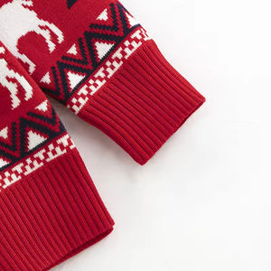 เสื้อกันหนาวเด็กผู้ชายและเด็กผู้หญิง  สำหรับเด็กวัยหัดเดิน  ถักนิตติ้งสำหรับฤดูหนาว  เสื้อสวมหัวสำหรับเด็กอายุ 2-10 ปี - Product Image 4