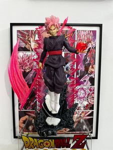 Figura Decorativa 3D Enmarcada de Dragon Ball Z, Son Goku, Vegeta, <span class=keywords><strong>Gogeta</strong></span>, con Figuras de Anime, Derivados de Animación, Estatua, Modelo, Juguete, Muñeca - Product Image 5