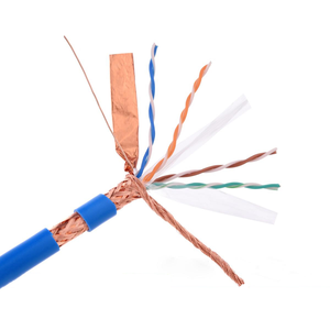 <span class=keywords><strong>Cable</strong></span> Ethernet Cat6 SFTP blindado de cobre sólido RJ45 de 1000 pies para interiores, 23AWG, para datos de red, voz, router y módem - Product Image 1