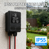 Interrupteur à distance étanche IP55 DC12V 24V 36V 30A RF433 Interrupteur sans fil pour le contrôle de la porte de garage