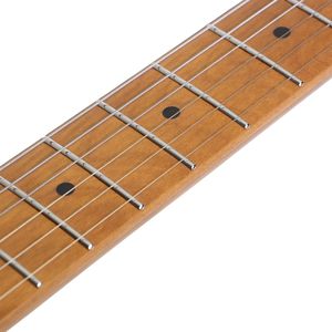 Chitarra Elettrica <span class=keywords><strong>per</strong></span> <span class=keywords><strong>Principianti</strong></span> in Vendita Diretta dalla Fabbrica, Corpo in Pioppo con Tastiera in Acero Carbonizzato e Pickup Attivi S-S-H - Product Image 6