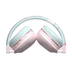 折叠式儿童耳机和独特的硅胶设计，儿童安全音量耳机耳机接受OEM/ODM