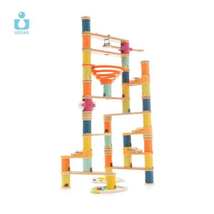 STEM DIY Baustein Set Pädagogische & Spaß Holz Marmor Run Race Track Spielzeug - Product Image 2