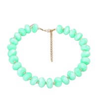 Collier en perles de plastique colorées Dopamine, chaîne de clavicule à perles géométriques pour les vacances d'été, vente en gros