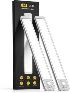 Lampe <span class=keywords><strong>LED</strong></span> rechargeable au design moderne avec détecteur de mouvement sans fil, intensité réglable, magnétique, pour <span class=keywords><strong>cuisine</strong></span>, placard, escalier, intérieur - Product Image 1