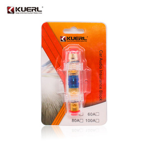 Kuerl ที่ยึดฟิวส์เครื่องเสียงรถยนต์บล็อกประกัน60A สำหรับการเชื่อมต่อเครื่องขยายเสียง - Product Image 1