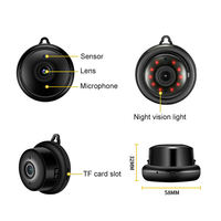 Caméra de sécurité très miniature intelligente HD Wifi Enregistreur vidéo sans fil Wifi Mini caméra IP