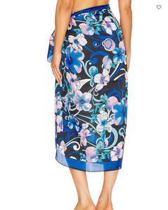 Retour de Bali Femmes imprimé fleur Sarong maillot de bain <span class=keywords><strong>plage</strong></span> couvrir jupe portefeuille <span class=keywords><strong>paréo</strong></span> - Product Image 6