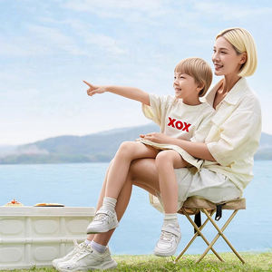 حقيبة ظهر خفيفة الوزن من النايلون للاستخدام الخارجي مع مقعد قابل للطي للفتيات، كرسي محمول قابل للطي للمشي لمسافات طويلة وإكسسوارات التخييم - Product Image 4