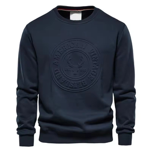 Chemise pull-over surdimensionnée YouLaMii pour homme, 100 % coton, tissu français, motif brodé 3D, anti-plis, motif uni - Product Image 4