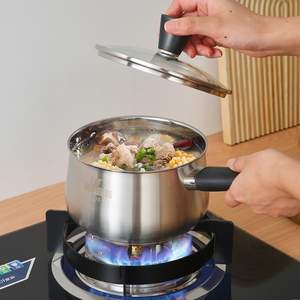 Échantillon disponible : Casserole en acier inoxydable <span class=keywords><strong>18</strong></span>/<span class=keywords><strong>10</strong></span> avec fond épaissi 5 couches, 1,5L-2,0L, pot à lait, certifiée LFGB/CE - Product Image 2