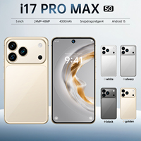 Teléfono Móvil Mini 4G 5G en Oferta, I17 Mini de 5 Pulgadas, 4000 mAh, Doble SIM, Smartphone 4+128 GB, Android 15.0, Envío Gratis a China