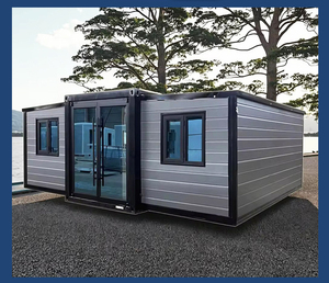 Tùy Chỉnh Modular Sang Trọng Ánh Sáng Hiện Đại Khung Thép Nhỏ Nhà Xách Tay Có Thể Gập Lại Homestay Ba Một Nhà Prefab Văn Phòng Xây Dựng Trung Tâm Mua Sắm - Product Image 4