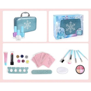 Maleta con patrón <span class=keywords><strong>de</strong></span> copo <span class=keywords><strong>de</strong></span> nieve <span class=keywords><strong>para</strong></span> niños, conjunto <span class=keywords><strong>de</strong></span> cosméticos, superventas - Product Image 4