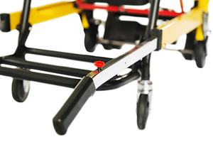 Kursi roda elektrik bermotor ringan, untuk evakuasi & memanjat tangga kursi lipat untuk terapi rehabilitasi - Product Image 5