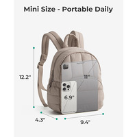 Sac à dos matelassé de luxe léger et imperméable pour femme – Tendance 2026