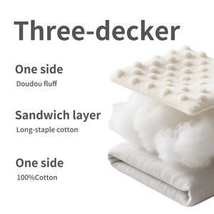 Couverture de poussette confortable et facile à nettoyer pour bébé Couverture de haricot anti-poussière douce et anti-allergie pour la literie Tranquillité d'esprit pour les <span class=keywords><strong>parents</strong></span> - Product Image 2