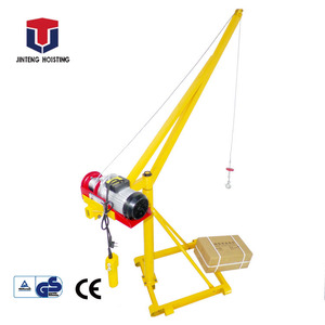 Jinteng 100kg Mini Davit Crane 12-25m,shop Crane Outdoor, <strong>Engine</strong> <strong>Hoist</strong> for Food Lifting,220v - Product Image 2