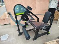DINUO Rack de musculation gain de place, banc réglable multi-positions avec support de barre et presse à jambes pour l'entraînement de force