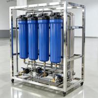 Système d'osmose inverse 500L/H, purificateur d'eau commercial et industriel |   Machine RO à grand débit 20TPD pour usine/hôtel |   Compact