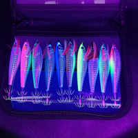 Leurre de pêche en plastique Raylor OEM 10,5 cm 9g, yeux 3D lumineux, pour lancer en eau salée, coulant, type calamar Egi