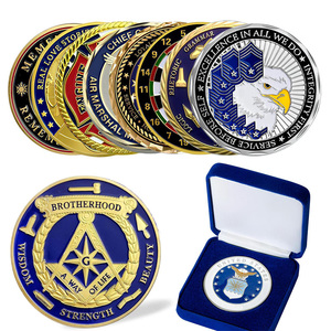 Tùy Chỉnh Hai Mặt 2D 3D Thách Thức Đồng Xu Kẽm Hợp Kim Mềm Men Vàng Bộ Sưu Tập Kim Loại Thủ Công Sản Phẩm - Product Image 1