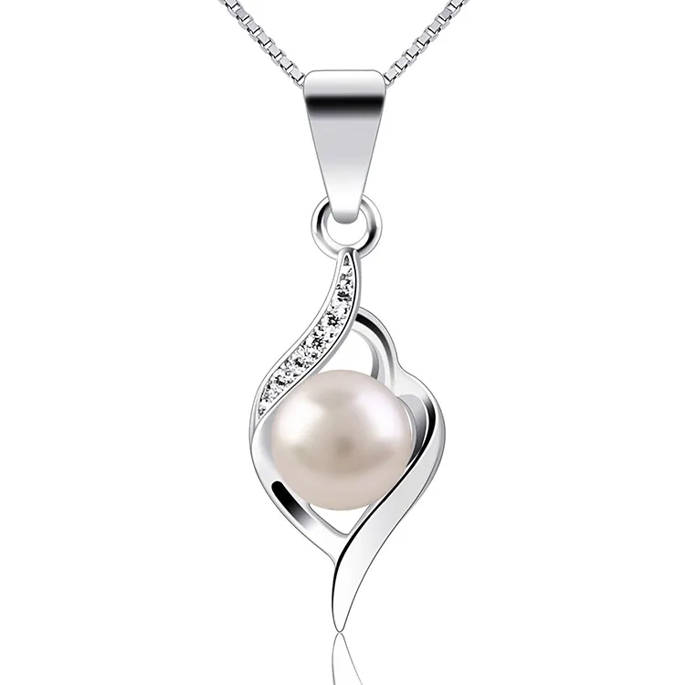 Nueva llegada collar perlas simuladas de montaje colgante