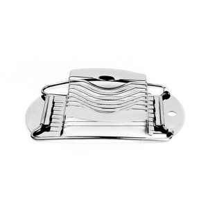 Cortador de huevos de mano de acero inoxidable duradero, rebanador de huevos de plata multifuncional para uso en la cocina del hogar - Product Image 2