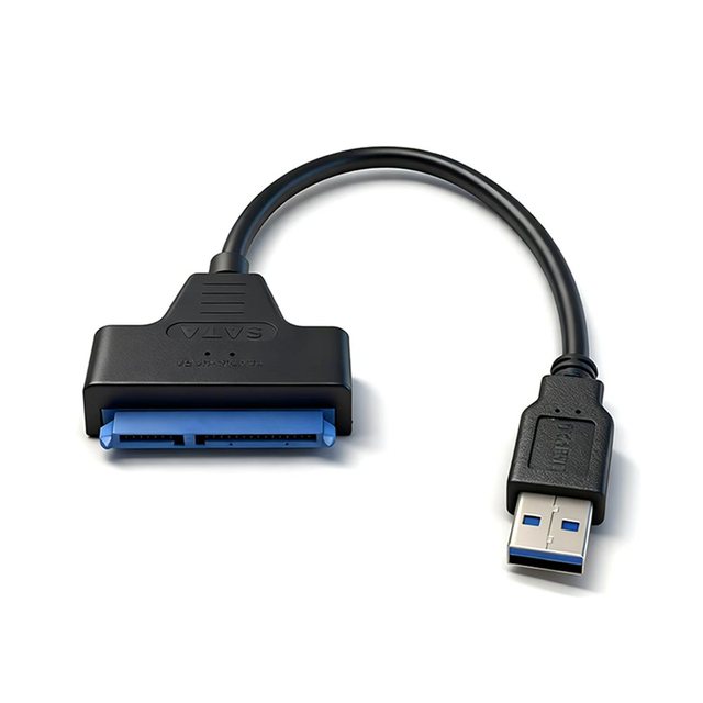 Factory Wholesale Sata to USB 3.0 Adapter Cable 22pins 2.5" Inch Hdd Ssd Sata Cable to USB Converter