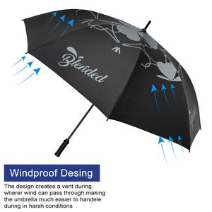 Parapluies de golf promotionnels, parapluies de grande taille, parapluie de 68 pouces, coupe-vent, protection UV, droit - Product Image 3