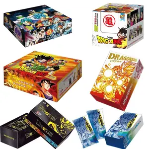 批发龙珠收藏卡稀有日本动漫儿子悟空赛亚人贝吉塔交易游戏卡助推器盒儿童礼品玩具