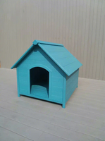 Abri pour animaux de compagnie en plastique HIPS, style bois, pour extérieur, chambre à coucher, mignon, cage en plastique, maison, chaise Adirondack en plastique