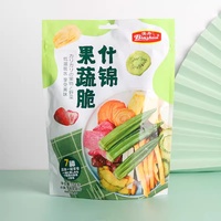 Fruit & groentesnacks gebakken harde textuur 168g zak
