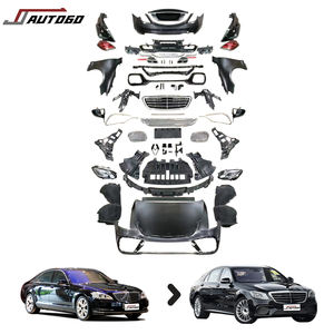 Kit de carrosserie de haute qualité pour Benz classe S W221 2022-2007 mise à jour vers Racing S65 Style pare-chocs + capot + garde-boue + lumière + porte arrière 2013 - Product Image 1