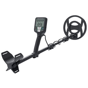 Detector de Metales con Bobina de Búsqueda de 30 cm, Varilla Ajustable, Plástico Negro, Uso en Exteriores para Adultos - Product Image 1