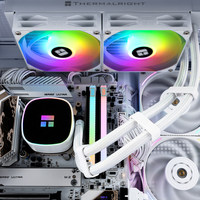 Refroidisseur liquide pour processeur Thermalright Frozen Horizon 240 White ARGB V2 240 mm, compatible LGA1700 LGA1851 AM5, vente en gros
