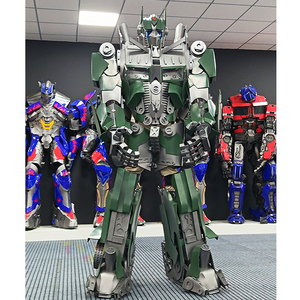 New High-End Fashion Green Color <strong>Optimus</strong> <strong>Prime</strong> Robot Mascot <strong>Costume</strong> for Adults Wear Walking Robot <strong>Costumes</strong> - Product Image 5