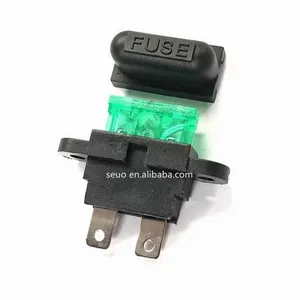 Prezzo competitivo pannello montaggio fusibile scatola PCB supporto fusibile con coperchio con foro fisso ATO / ATC auto pcb supporto fusibile