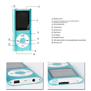 Elegante Reproductor MP3/MP4 Portátil de 4.ª Generación con Función de Grabación de Pantalla y Soporte para Tarjetas, Regalo Ideal - Product Image 6