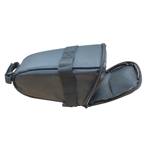 Sac de vélo de voyage portable avec logo personnalisé sac de selle de vélo en PVC TPU sacs à outils de cyclisme étanches avec sangles réfléchissantes - Product Image 2