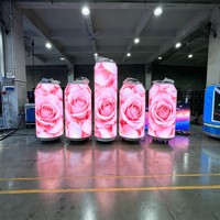 Affichage LED circulaire intérieur sur mesure pour la promotion de la marque