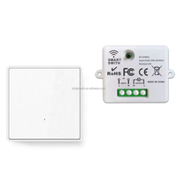 Interrupteur mural sans fil 433 MHz AC 110V 220V Module d'interrupteur lumineux Télécommande Lampe de maison Ventilateur Ampoule LED