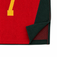Pull en tricot de coton surdimensionné personnalisé ODM OEM à manches courtes avec motif lettres et logo frontal unisexe pour l'été