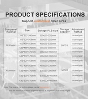 Porte-revues réglable ESD PCB support de stockage PCB support de Circulation SMT ESD