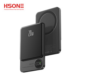 Custom Logo 5000mAh Mini Magnetic Power Bank | Portable Charger for Corporate Gifts Wholesale