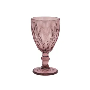Red Glass Goblet Copas De Vino Vintage Colored Red Wine Glass Stemware Wine Glasses Cup Goblets