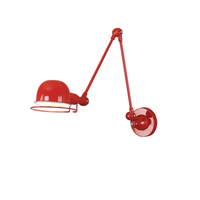 Lampe murale rétro industrielle à bras long télescopique pliable, éclairage d'étude, angle réglable, bras pivotant