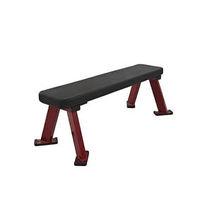 Banco de Peso Plano de Aço para Academia Comercial, Portátil, Dobrável, Equipamento de Fitness Multifuncional, Exercício para Pernas, Função de Segurança para Abdominais - Product Image 1