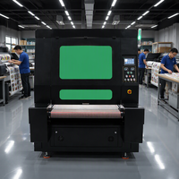 Machine de découpe laser DTF 1215 160W à double tête pour films, autocollants UV TPU et étiquettes en cristal, type portique, refroidissement par eau, facile à utiliser